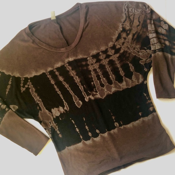NWOT Tie Dye Dolman Sleeved Knit Top - Picture 1 of 10